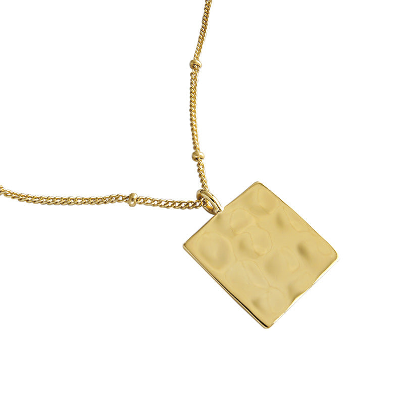 Casual Geometry Square 925 Sterling Silver Necklace