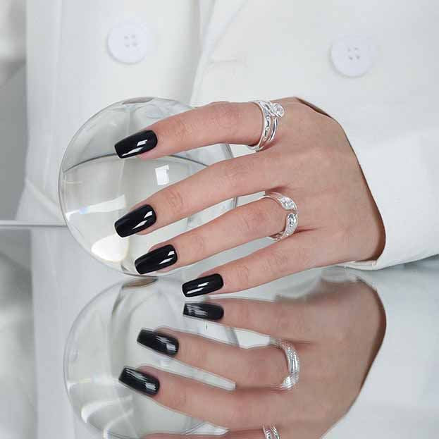 Fashion Double Layer CZ 925 Sterling Silver Adjustable Ring